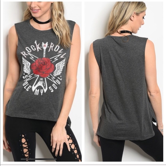 ✨LAST ONE✨Rock and Roll graphic T shirt - Picture 7 of 7